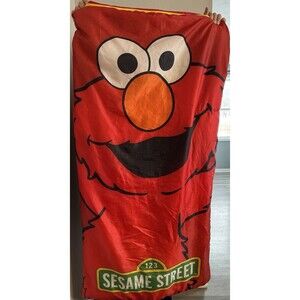 Vintage Playhut Sesame Street Elmo Children's Sleeping Bag